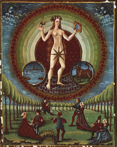 ライさん209 f.9v金星、大気から、c.1470 作： Cristoforo De Predis